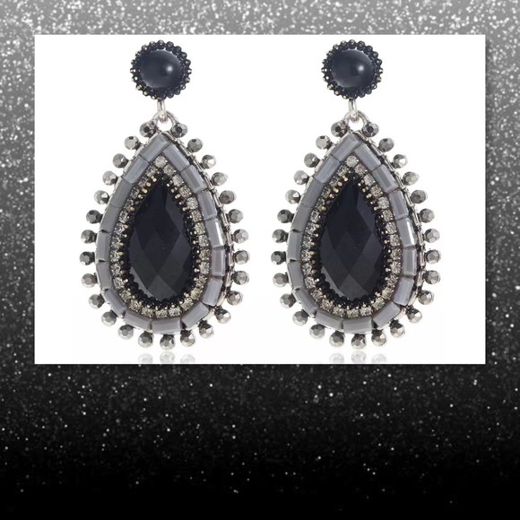 5⭐️RESTOCK🆕 Austrian Crystal Enamel Dangle Earrin - Picture 2 of 5